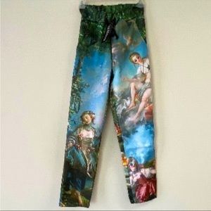 NWT Dolls Kill Current Mood Da Vinci's Demons Graphic Sweatpants - Size XXS